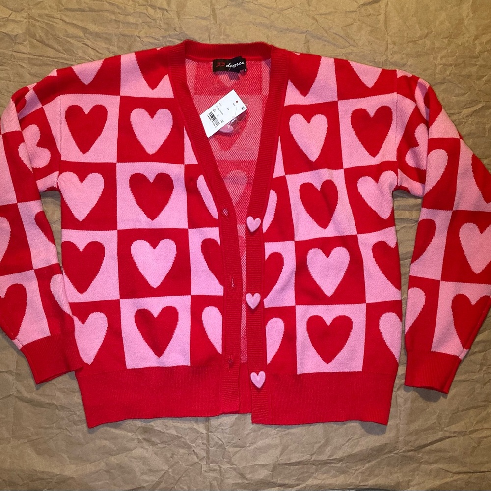 Heart cardigan